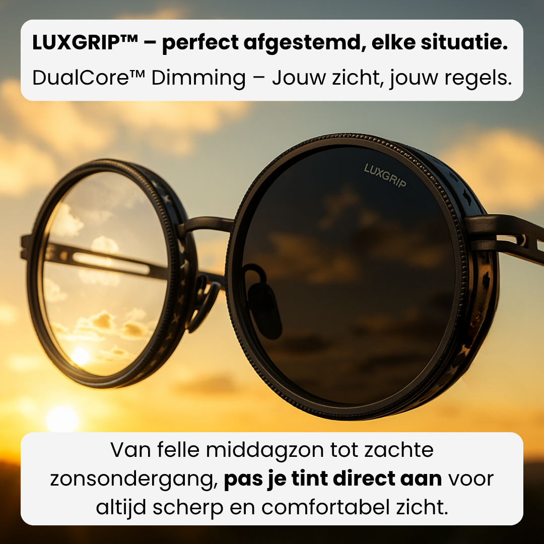 LUXGRIP | Jij kiest hoe donker je bril is