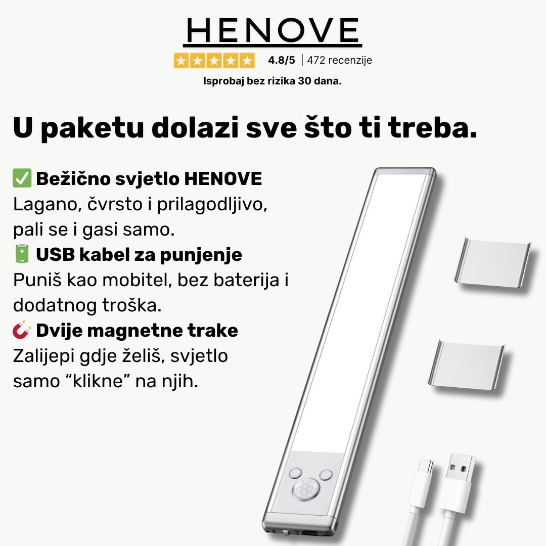 HENOVE Bežično svjetlo na pokret