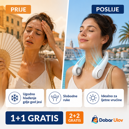 AirBand - Prijenosni ventilator za vrat | 1+1 GRATIS